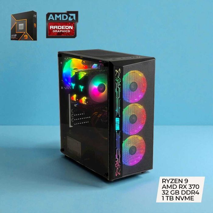 Ryzen 9 5900X / 32GB / SSD 1TB / Radeon R9  — топ для ігор, гарантія