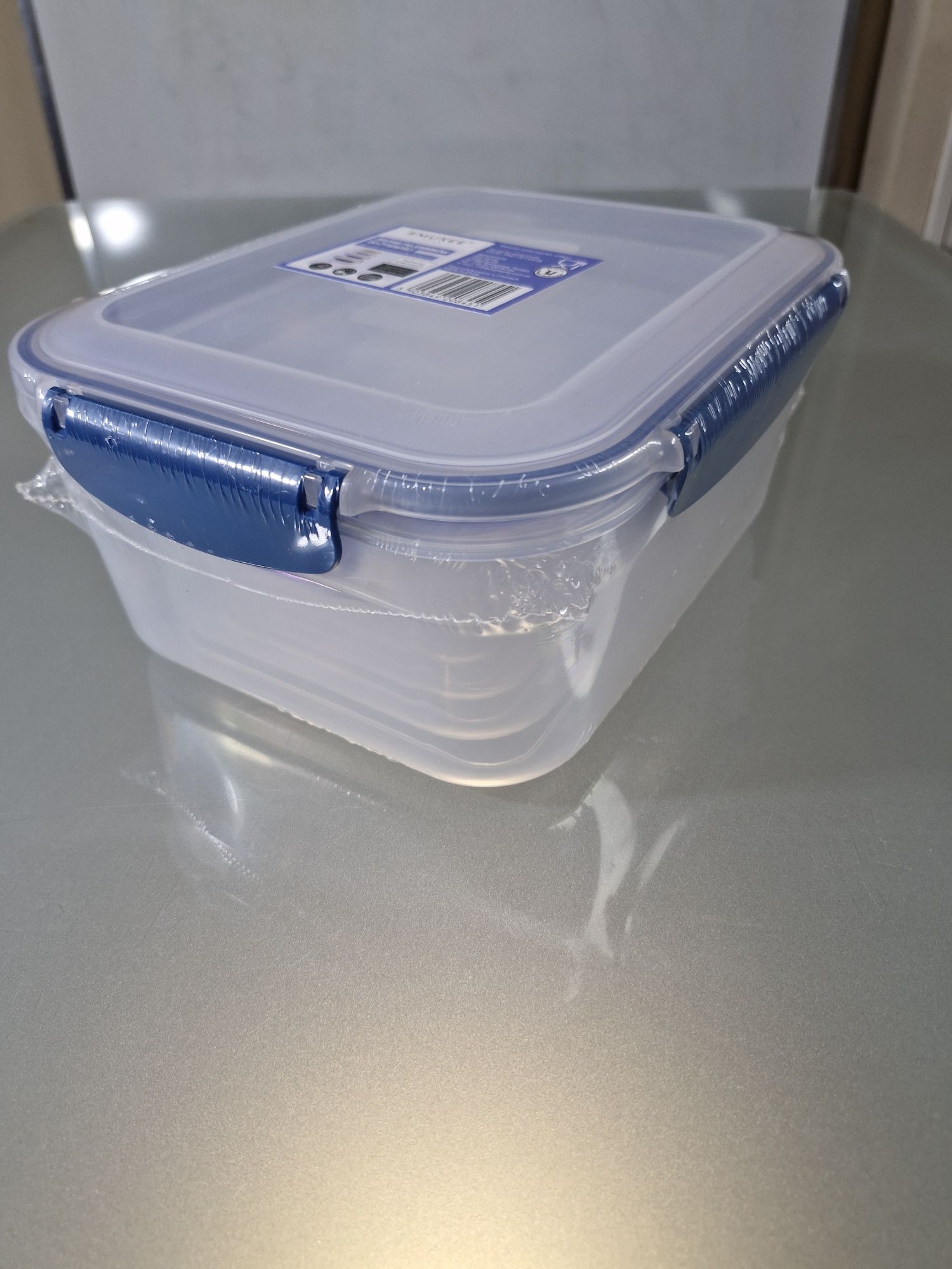 Zestaw 4 Pojemników do Przechowywania Żywności 650ml-3300 ml Zatrzask