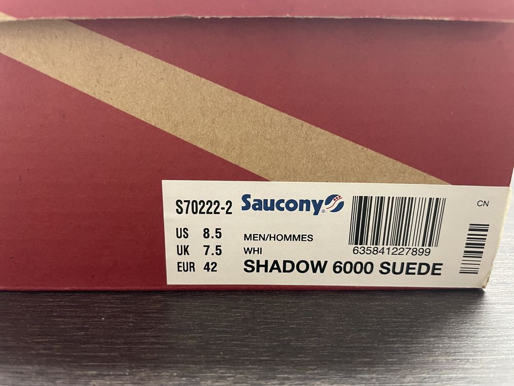 Saucony 6000 Suede (coffee pack)