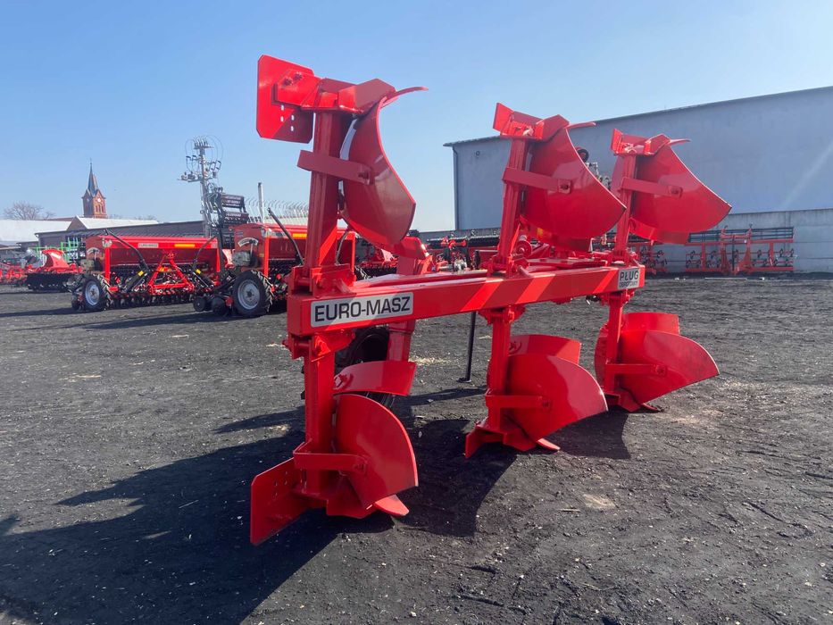 Pług obrotowy zagonowy lekki typ ATLAS EURO-MASZ zabezpieczenie kołek