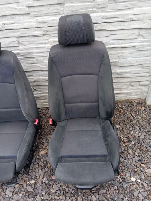 Fotele sportsitze kanapa wnętrze środek Alcantara BMW e90