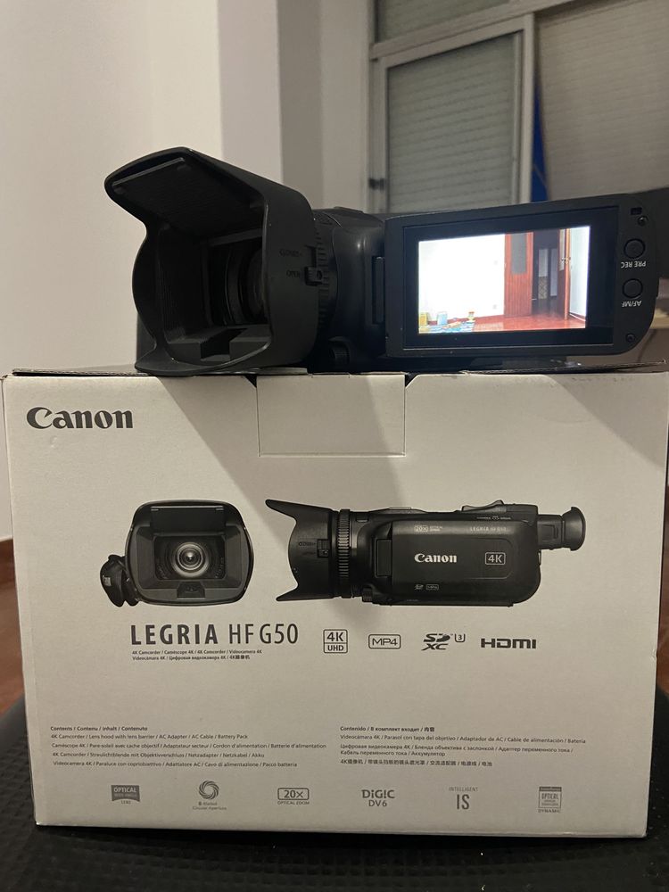 Camera para podcast- Canon g50 4K