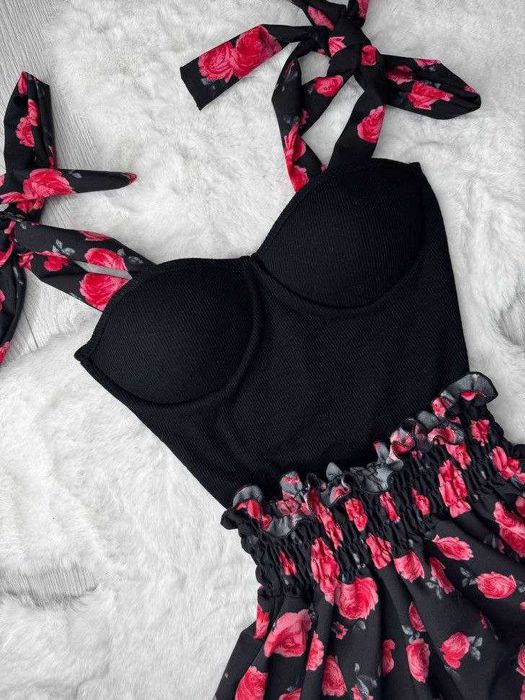 Komplet damski. Tkanina: lekki soft i prążkowany materiał. Top!!!