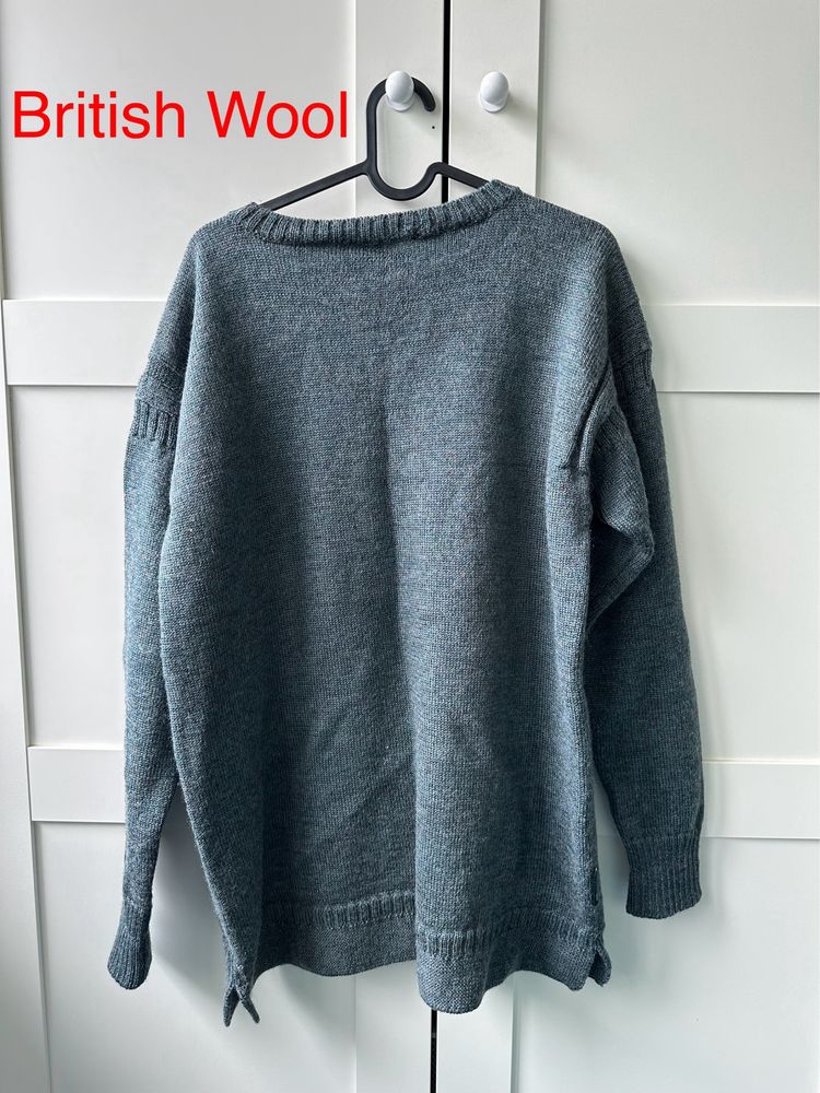 Wełniany męski  sweter (British wool) L WoolOvers