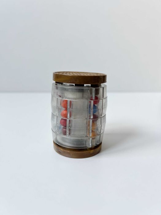 Układanka " Ten Billion Barell " Kostka rubika PRL / Zabawka Vintage