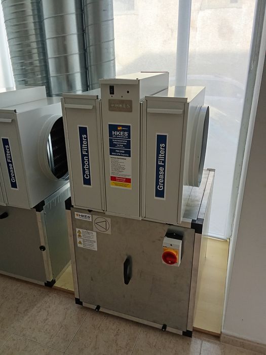 FILTRO ELETROSTÁTICO Restauração Sem Fumos HKES Carvão Activado