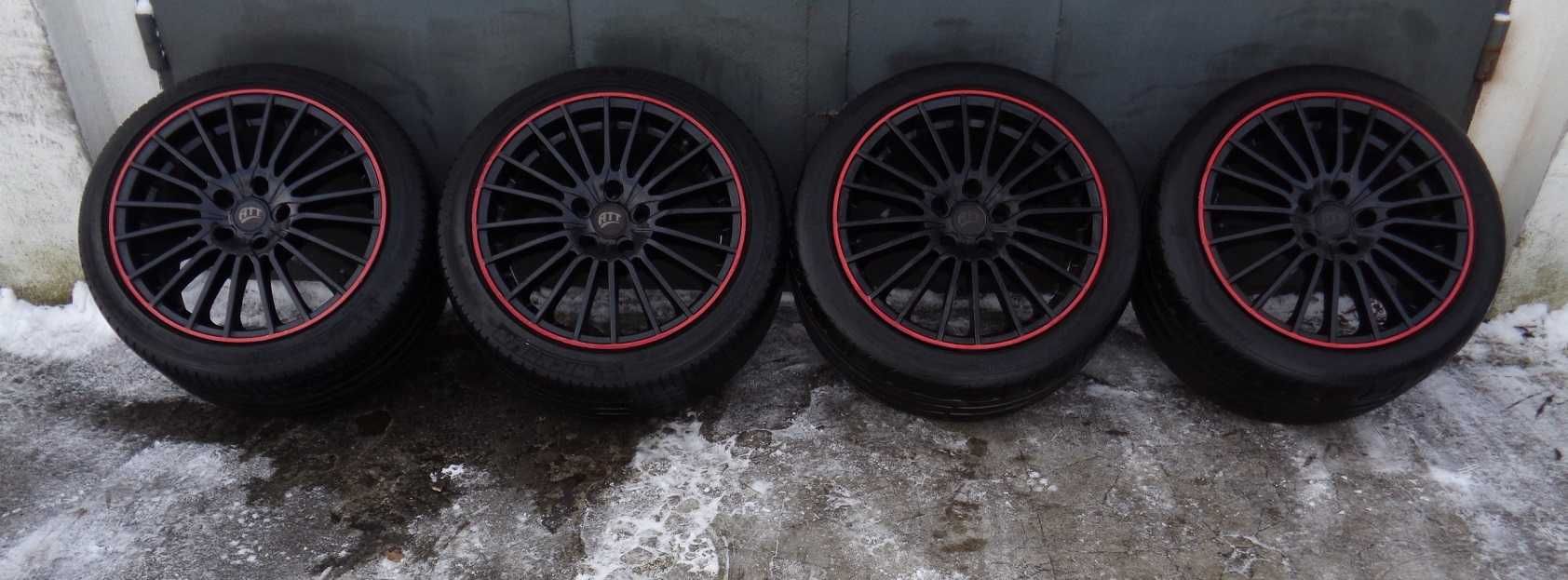 Czarne alufelgi ATT 730 cc 17 cali 5x112 VW Audi Mercedes Skoda Seat