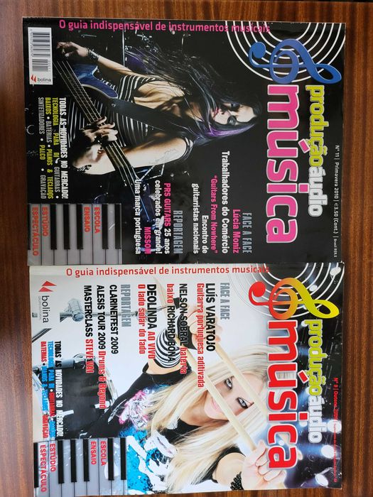 Revistas Produção Áudio & Música (2005 a 2012)