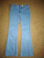 Spodnie dziewczęce flare dżinsowe 152 H&M