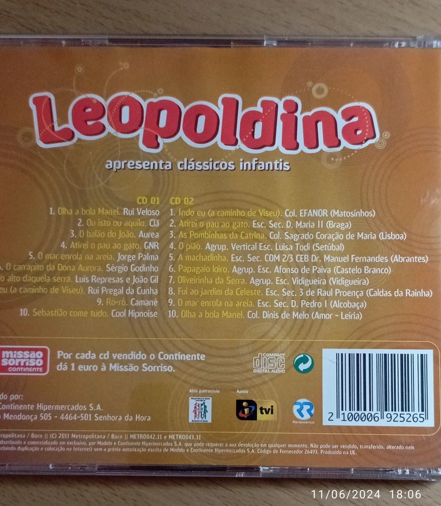 CD duplo Leopoldina 2011