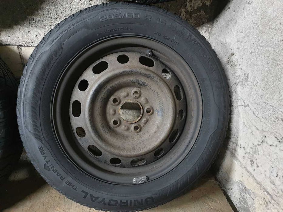 Felgi stalowe koła Mazda R16 5x114,3 opony zima 205/60R16 7,3mm