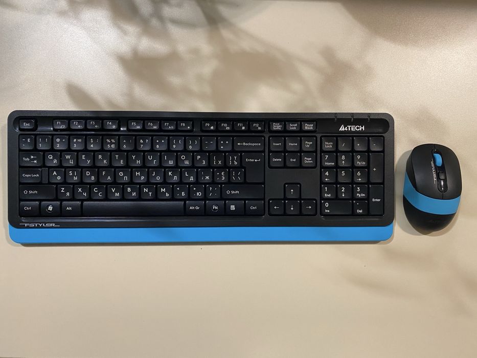 Комплект бездротовий (клавіатура + миша)A4Tech Fstyler FG1010 Wireless