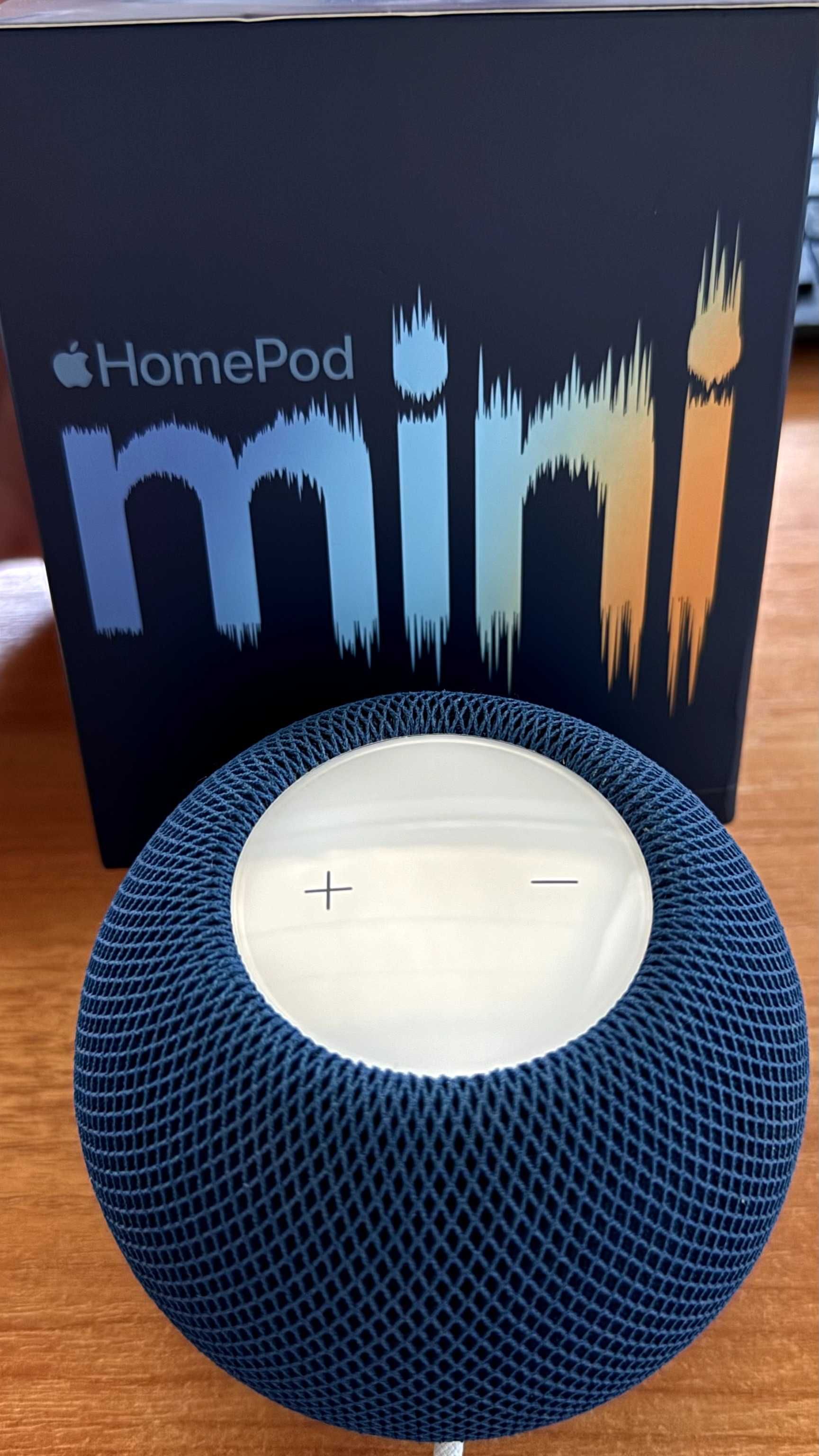 портативна колонка Bluetooth Apple Home Pod mini blue MJ2C3