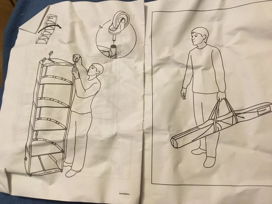 Szafa materiałowa Ikea