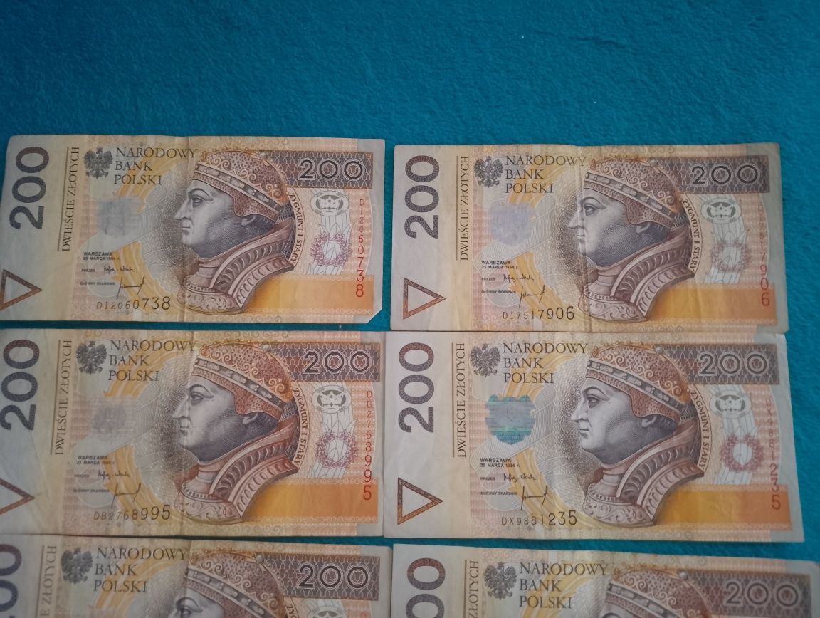 Banknot kolekcjonerski 200 zł z 1994