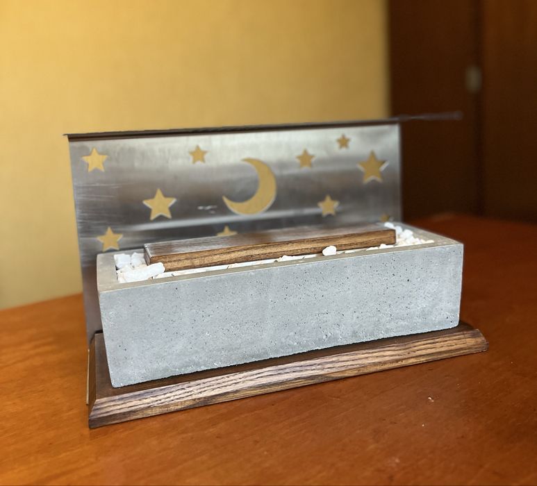 Биокамин с тепловым экраном. Для дома / квартиры