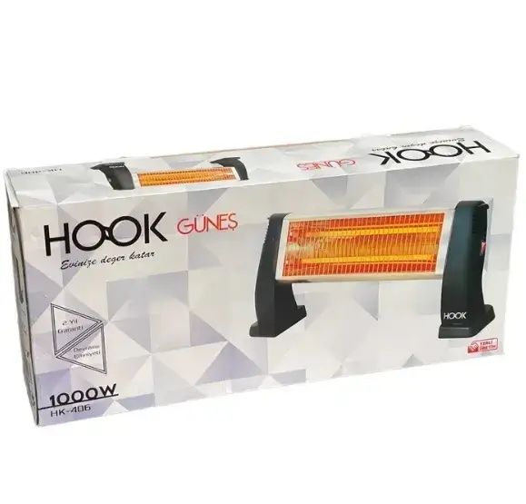 Інфрачервоний нагрівач HOOK HK-406 1000W побутовий 2 режими