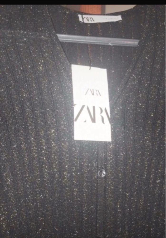 Vestido brilhos zara