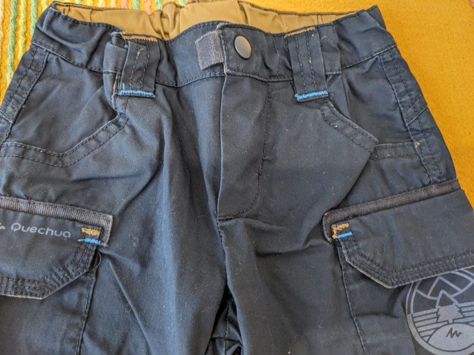 Calças de algodão para bebé menino