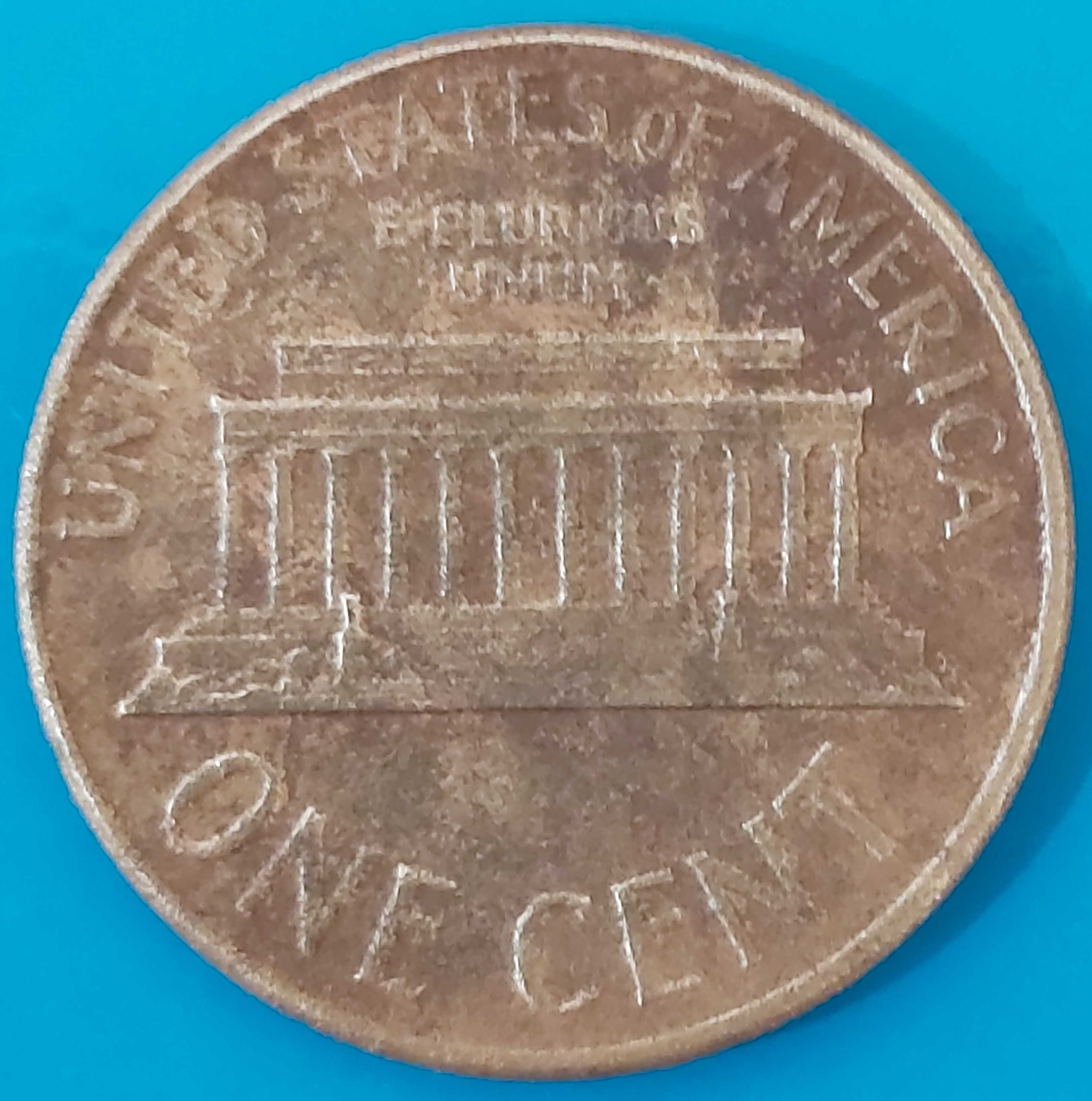 One Cent de 1967 dos USA Abraham Lincoln