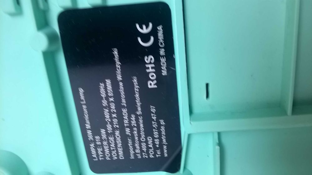 Lampa UV do paznokci