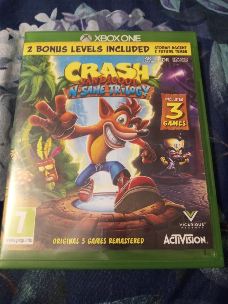 Crash Bandicoot N Sane Trilogy gra Xbox One