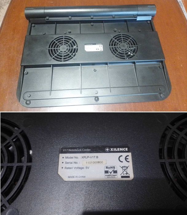 Охолоджувальна підставка для ноутбука Xilence -XPLP-V17.B (4-В-1)