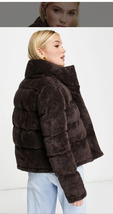 Коричневий кожушок ASOS