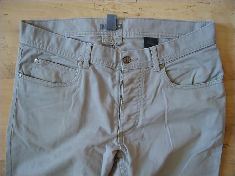 Spodnie jeansowe jasne chino chinosy H&M tanio