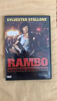 DVD "Rambo - A Fúria do Herói" com Sylvester Stallone