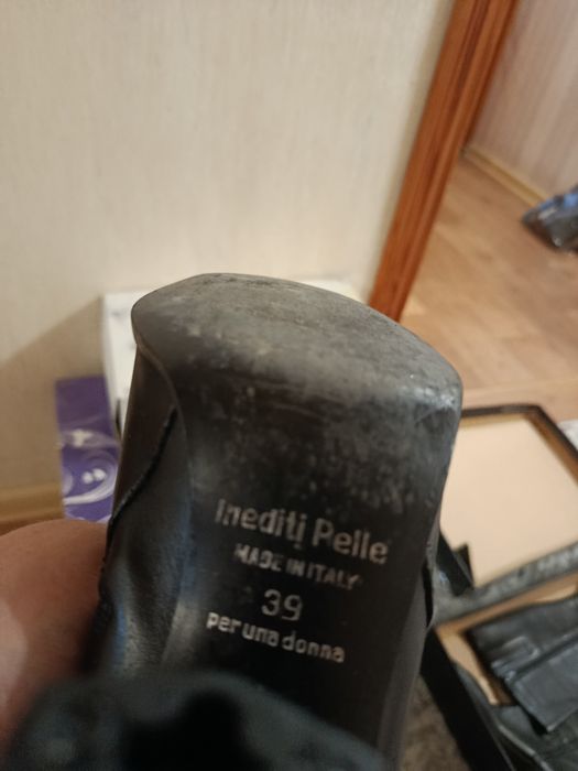 Чоботи шкіряні осінь-весна 39 розмір