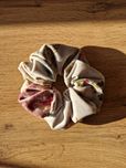 welurowa scrunchie do włosów handmade gumka do włosów prezent