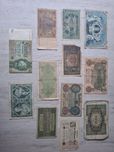 Banknoty niemieckie marki.