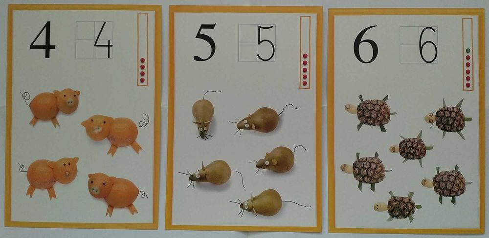 Liczby 1-10 -- Plansze matematyczne