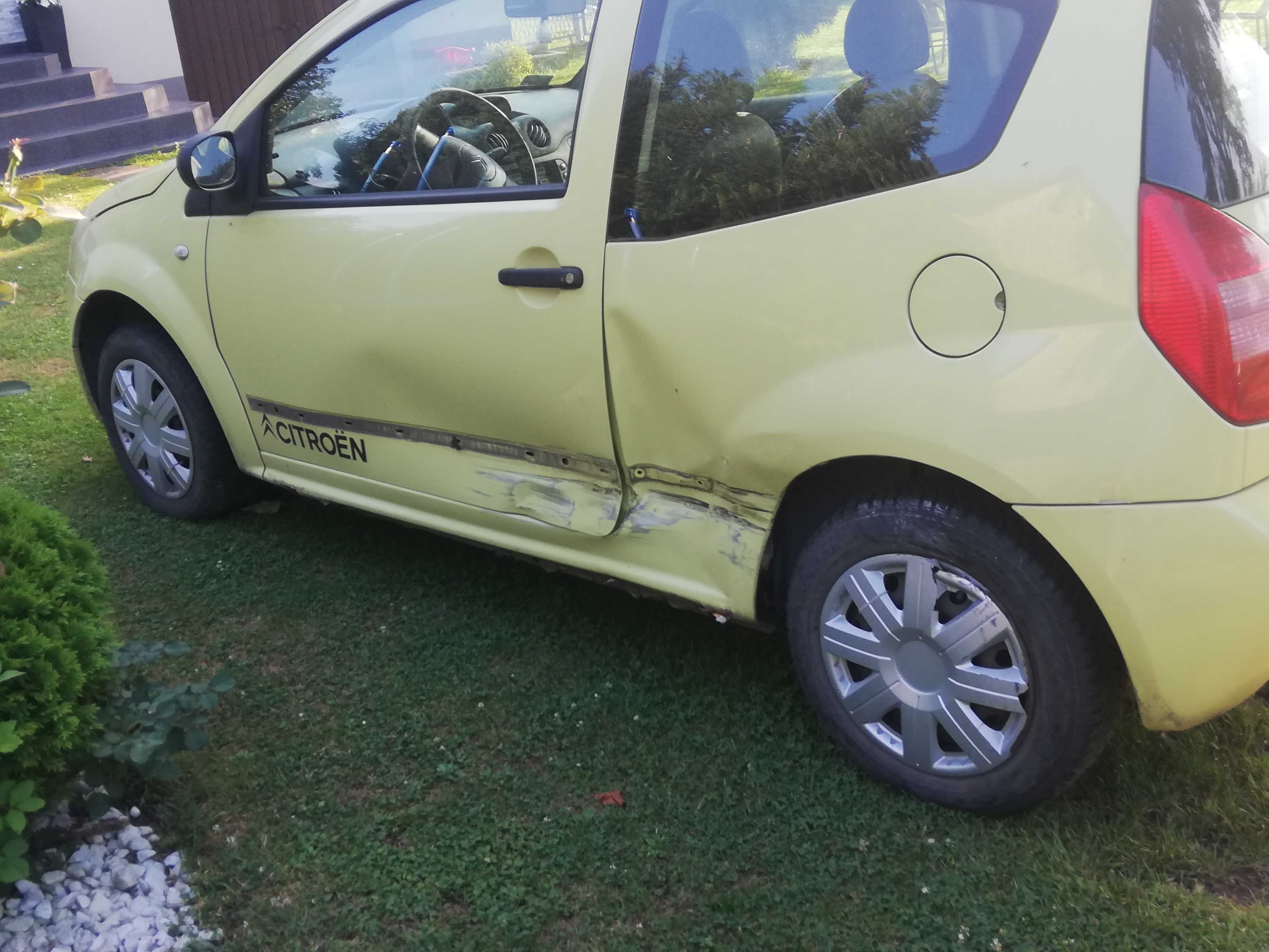 Citroen c2-uszkodzony