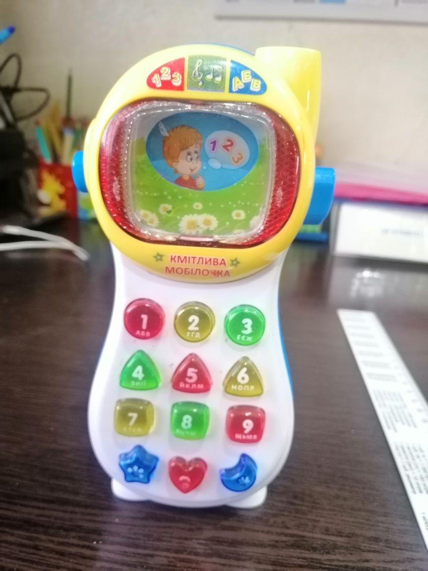 Игрушка мобилка мобильный розвивающая умный телефон интерактивный joy