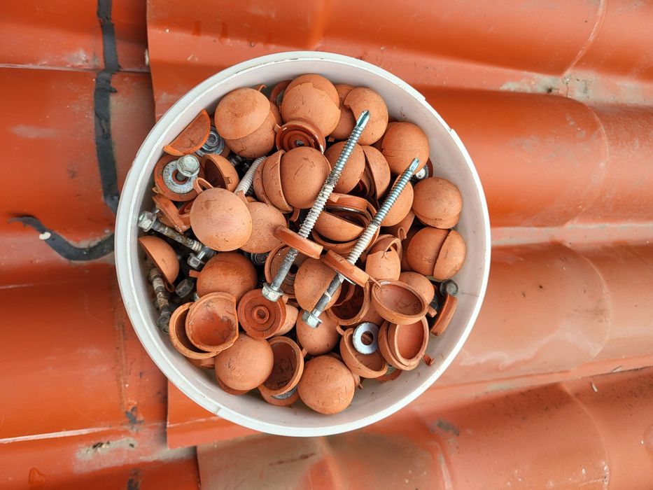 Placas de 3,60 m por 1,10 m, para telhado.