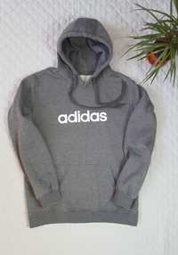 Bluza Adidas z kapturem szara