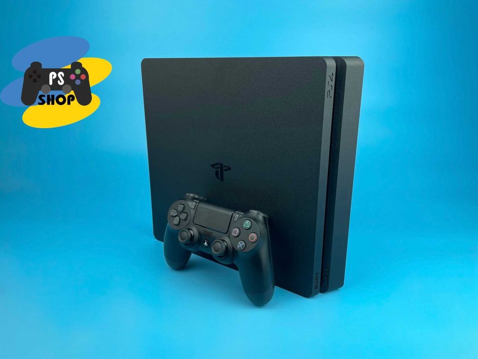 Playstation 4 Slim 1ТБ + 3 гри, Меганабір, Вітринний зразок, Гарантія