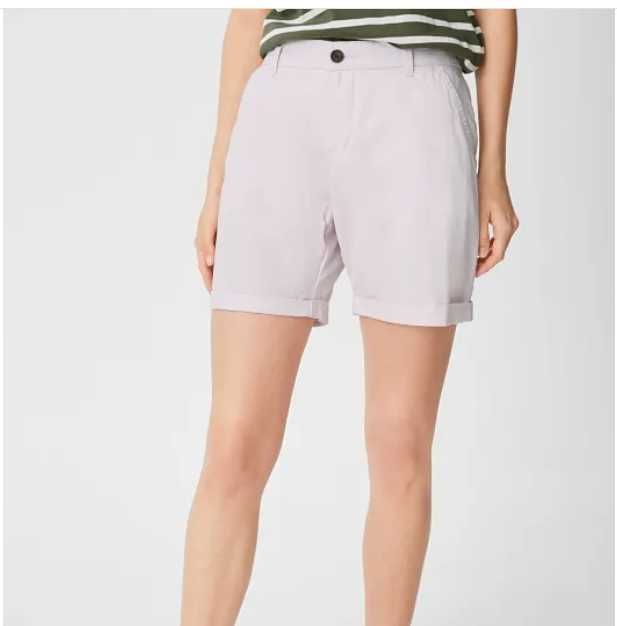 Шорти 100% бавовна з підкатами легкі лілові фіолетові бузкові натураль