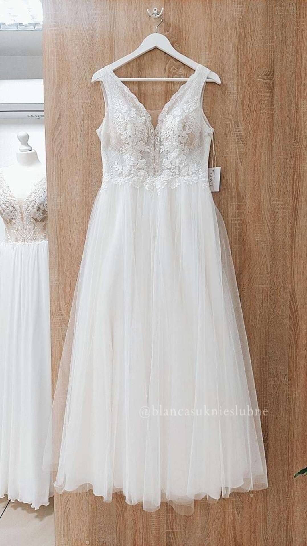 Suknia ślubna plus  rękawy, koronka, styl boho rustykalny