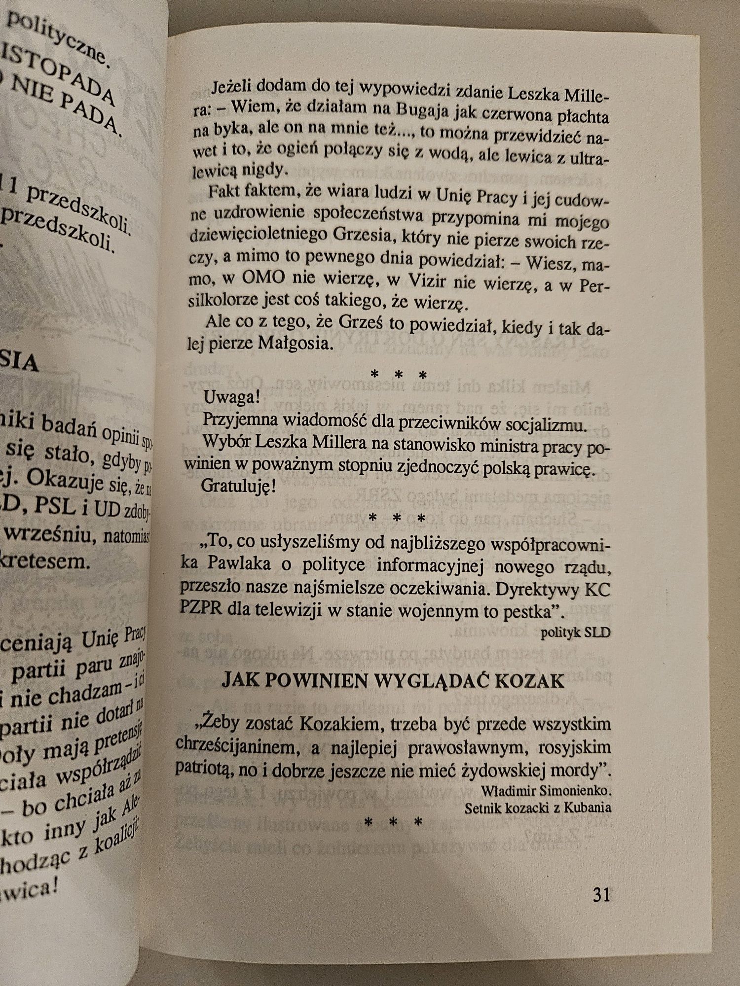 Krzysztof Daukszewicz Między Worłujem a Przyszłozbożem. Lewom marsz!