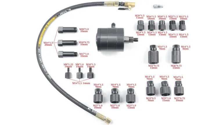 Conjunto de Saca Injetores Pneumático Kroftools 8470