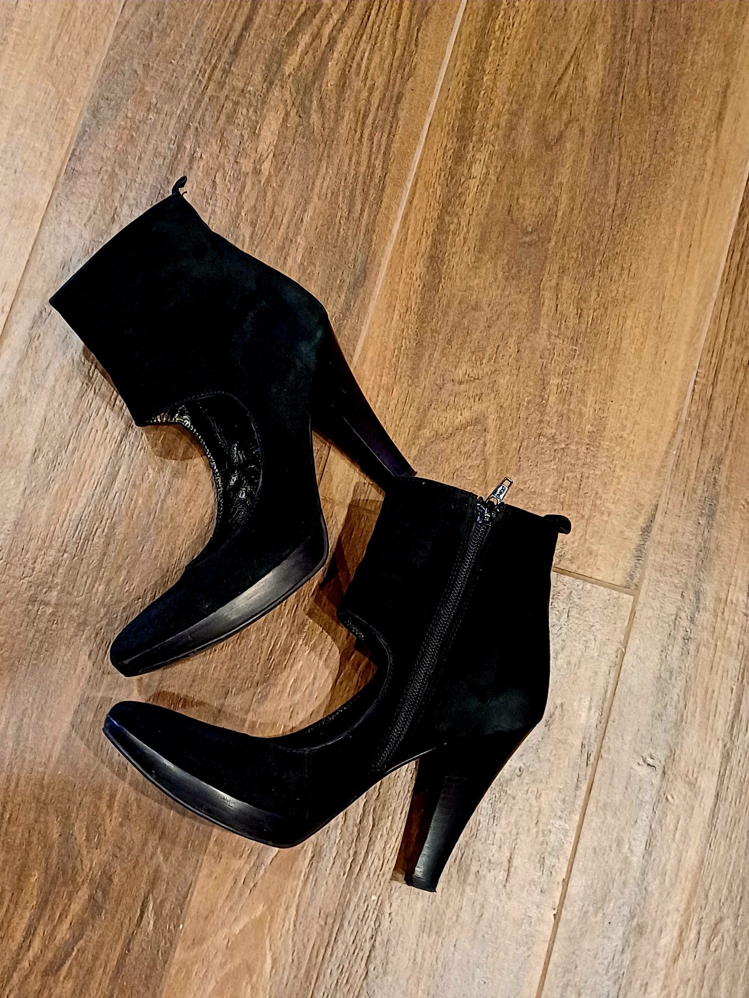 Botki Prima Moda 37, zamszowe