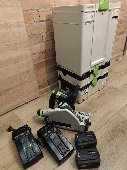 Zaglebiarka festool tac 55 zestaw + odkurzacz