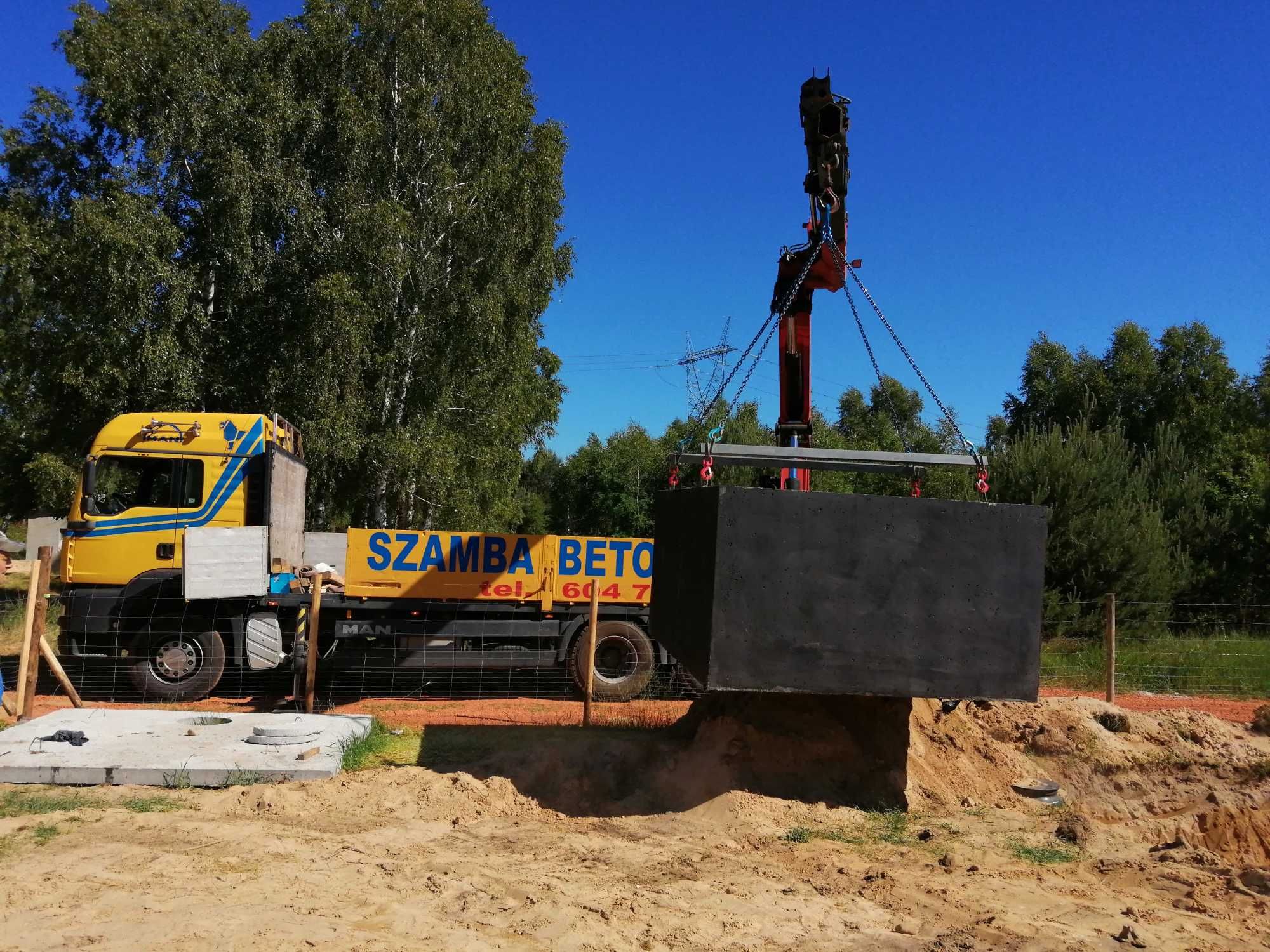 Szamba betonowe, Węgrów, Sokołów Podlaski, Kosów Lacki, Szambo 10m3