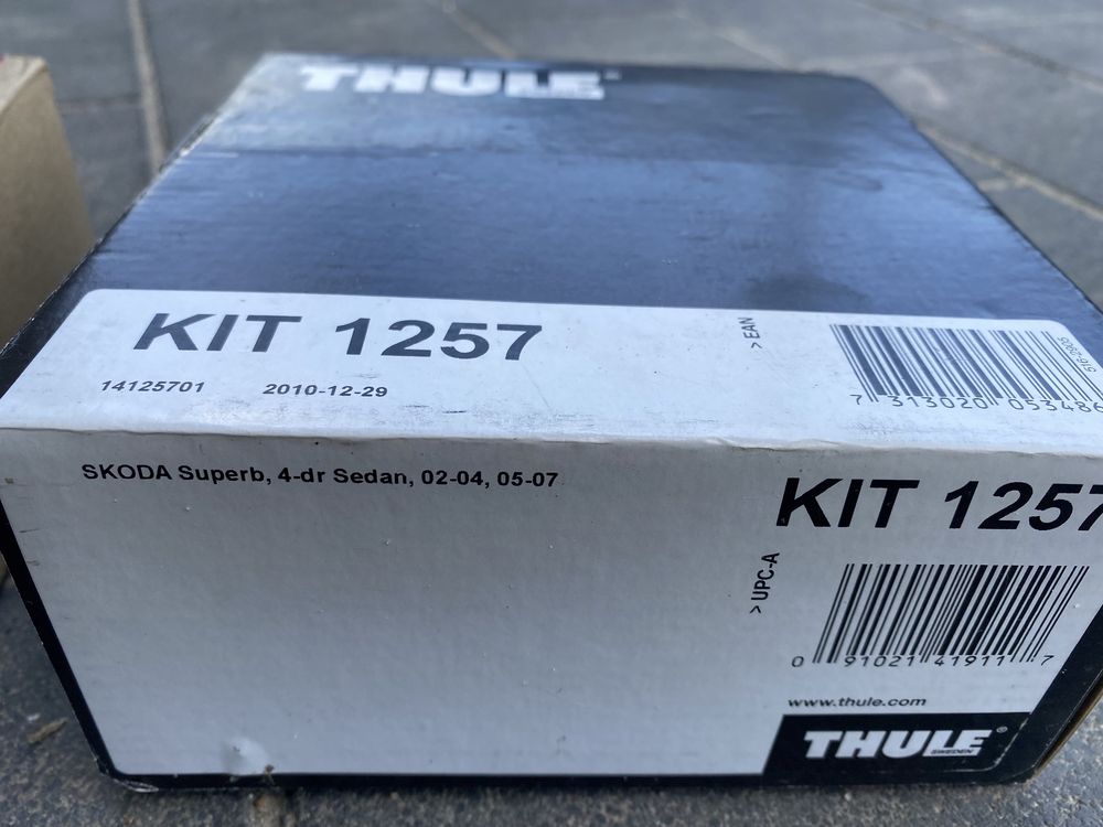 Thule kit 1257 для шкода суперб