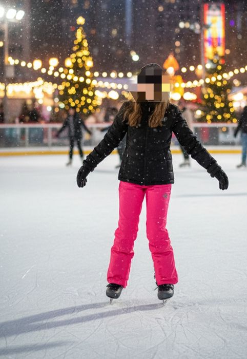 Spodnie narciarskie 4F 146 różowe 3000 aquatech