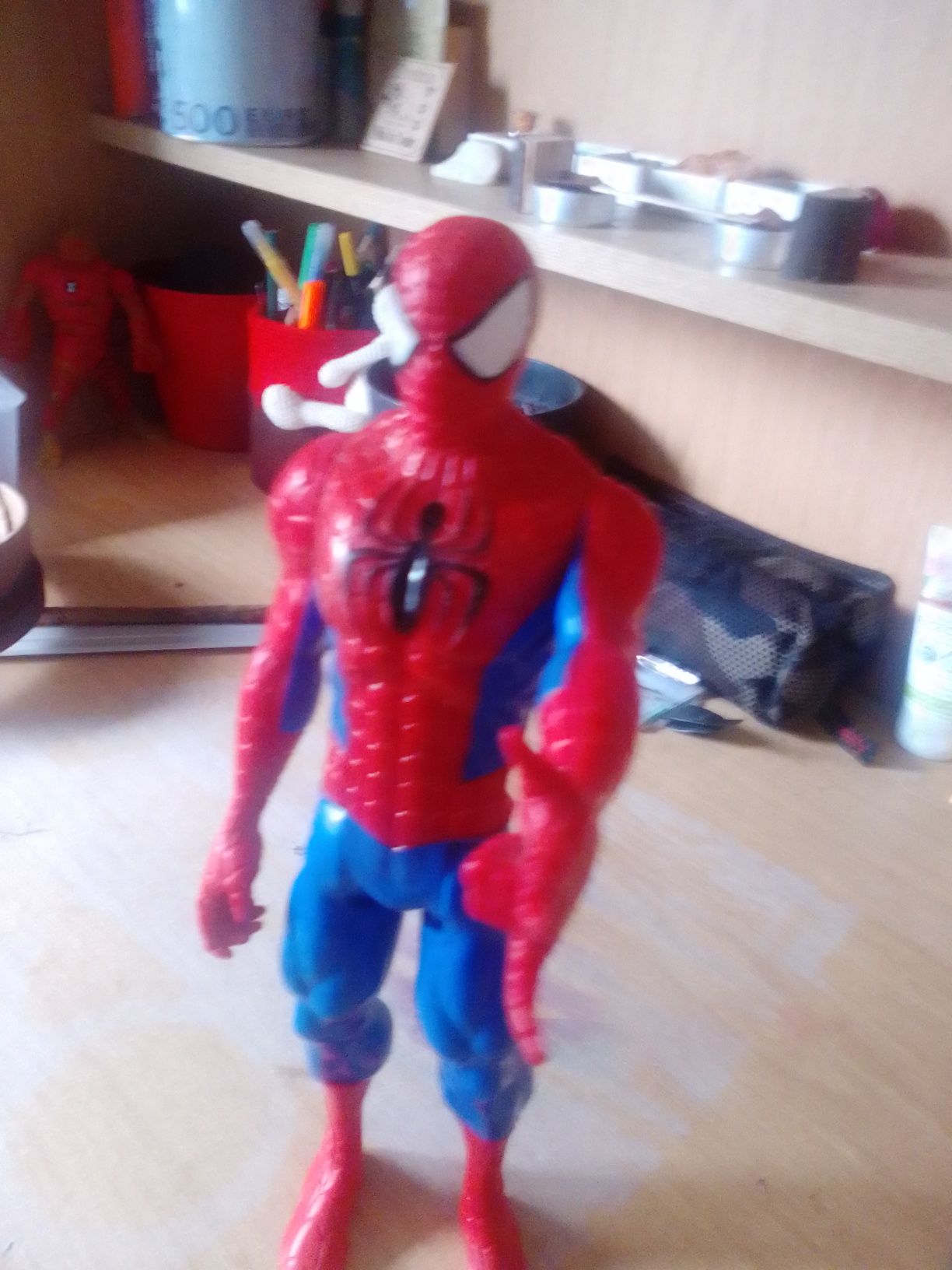 Homem aranha de plástico resistente