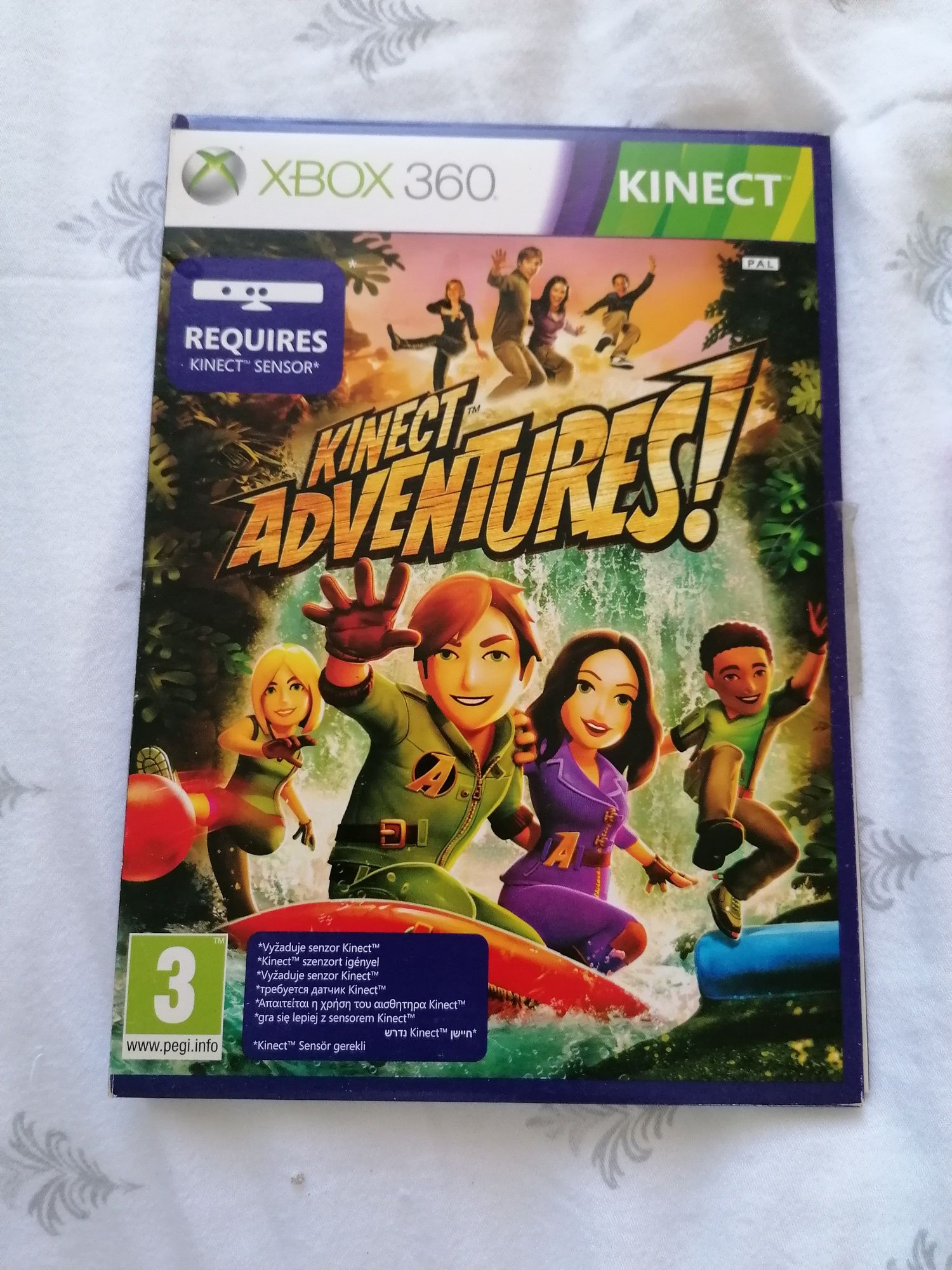 Gra na Xbox kinect adventures